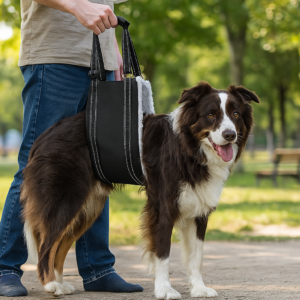 20250818_1915_DogHarnessinPark_remix_01k2ye5kcdf48rcst5pnq045f4.png Dog support harness - Adjustable rehabilitation belt