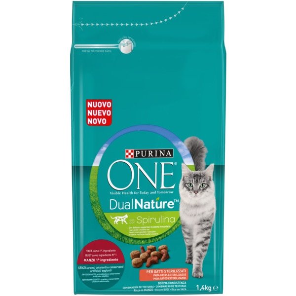 Purina ONE DualNature lazacos spirulinával