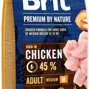47f15f98abdff4bce39c10e1ab1ded46.jpg Brit Premium by Nature Adult M csirkés kutyatáp
