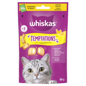 Whiskas Temptations csirkés-sajtos
