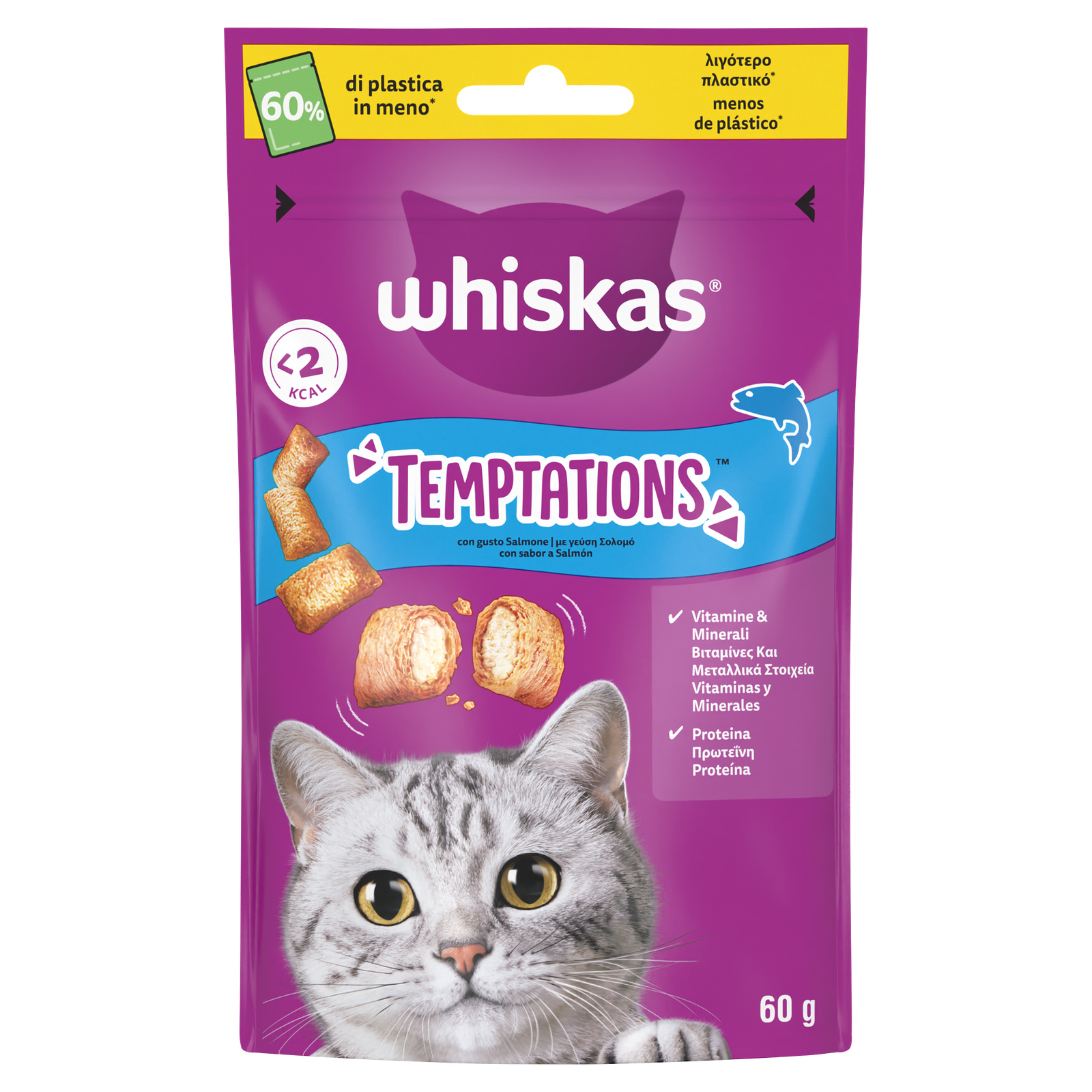 Whiskas Temptations lazacos